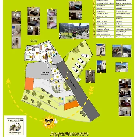 A Ca' Du Risso - - Sea & Outdoor For Families, Bikers And Climbers Apartment